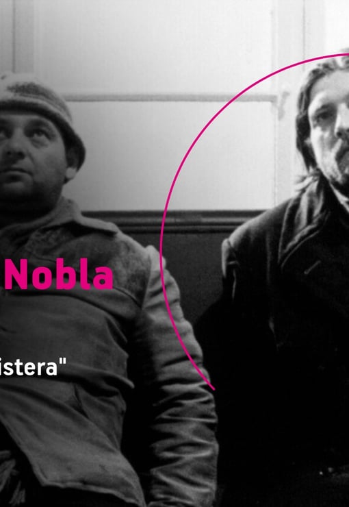 Plakat filmu Kino warte Nobla: „Szatańskie tango” i „Harmonie Werckmeistera”