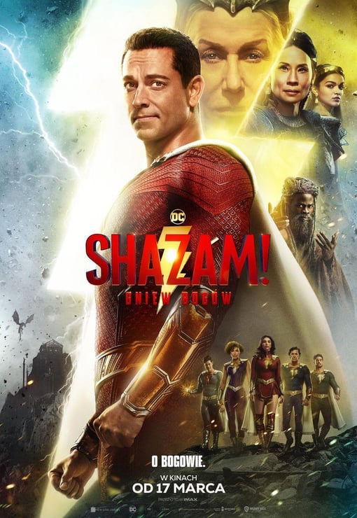 Plakat filmu Shazam! Gniew bogów (dubbing)