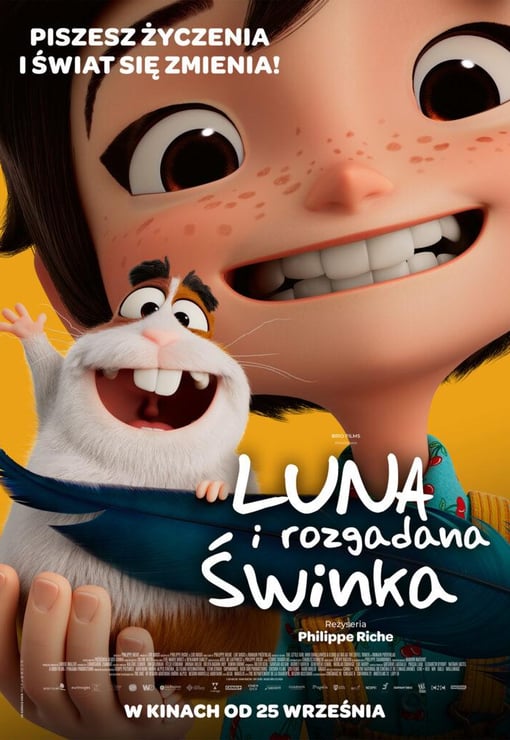 Plakat filmu Luna i rozgadana świnka