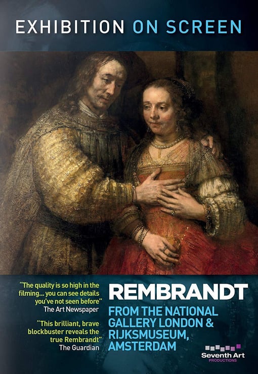 Plakat filmu Rembrandt z The National Gallery w Londynie i Rijksmuseum w Amsterdamie