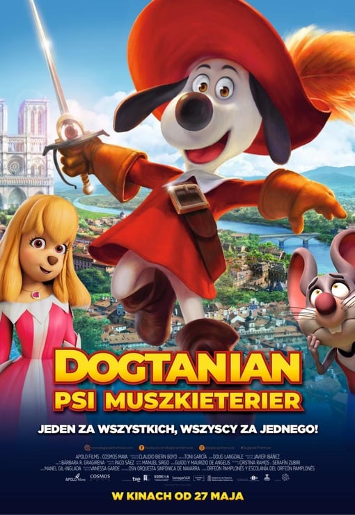 Plakat filmu Dogtanian. Psi Muszkieterier (dubbing)