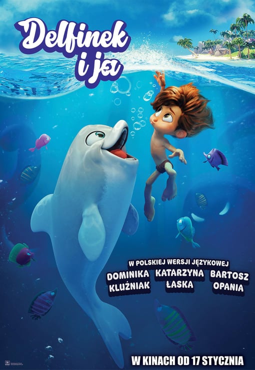 Plakat filmu Delfinek i ja (dubbing)
