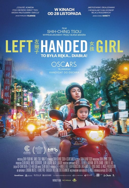 Plakat filmu Left-Handed Girl. To była ręka... diabła!