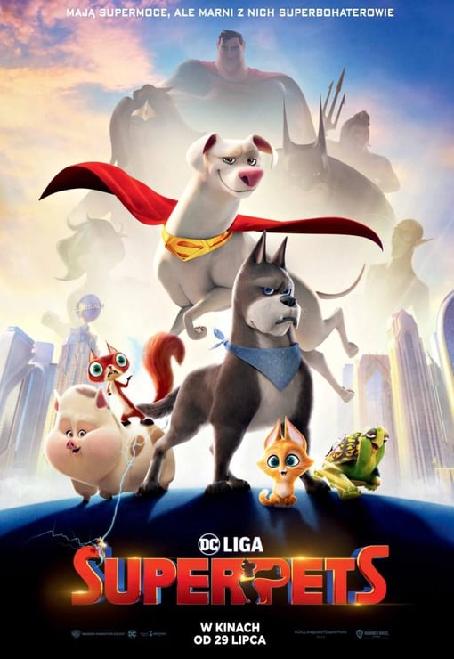 Plakat filmu DC Liga Super-Pets (dubbing)