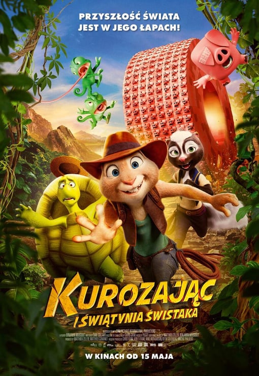 Plakat filmu Kurozając i świątynia Świstaka