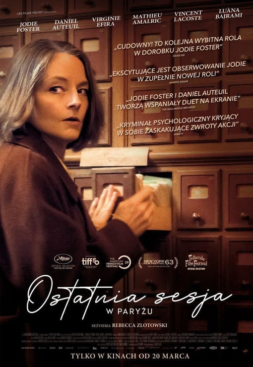 Plakat filmu Ostatnia sesja w Paryżu