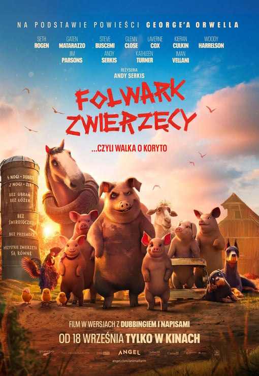 Plakat filmu Folwark zwierzęcy
