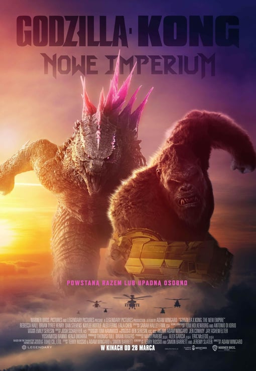 Plakat filmu Godzilla i Kong: Nowe imperium 3D (dubbing)