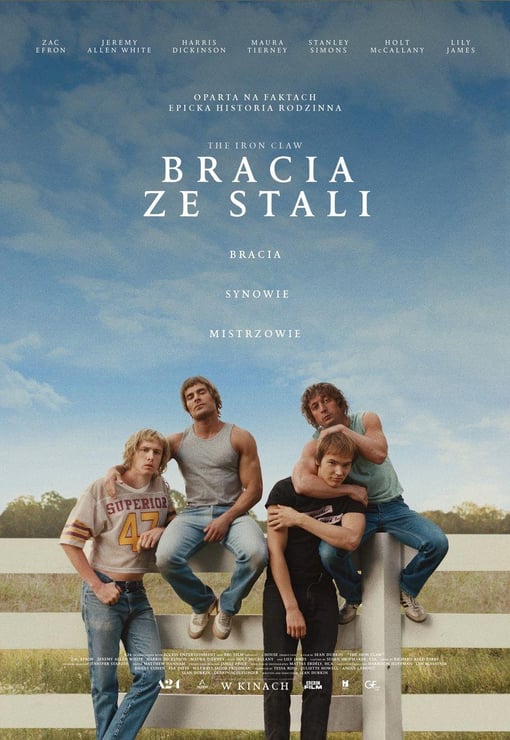Plakat filmu Bracia ze stali