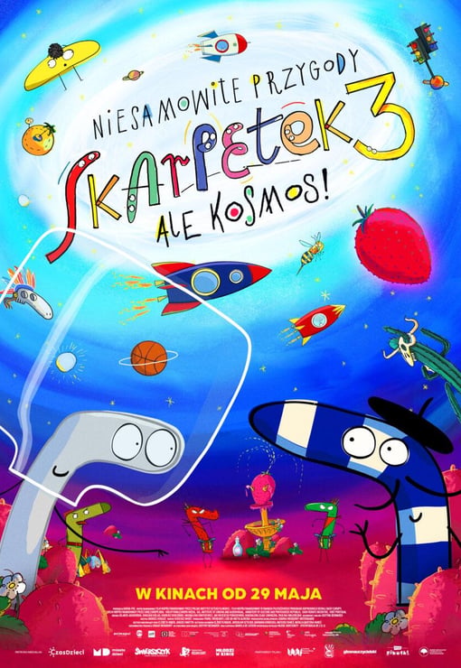 Plakat filmu Niesamowite przygody skarpetek 3. Ale kosmos!