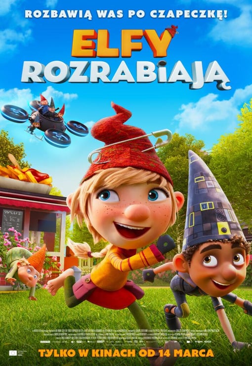 Plakat filmu Elfy rozrabiają