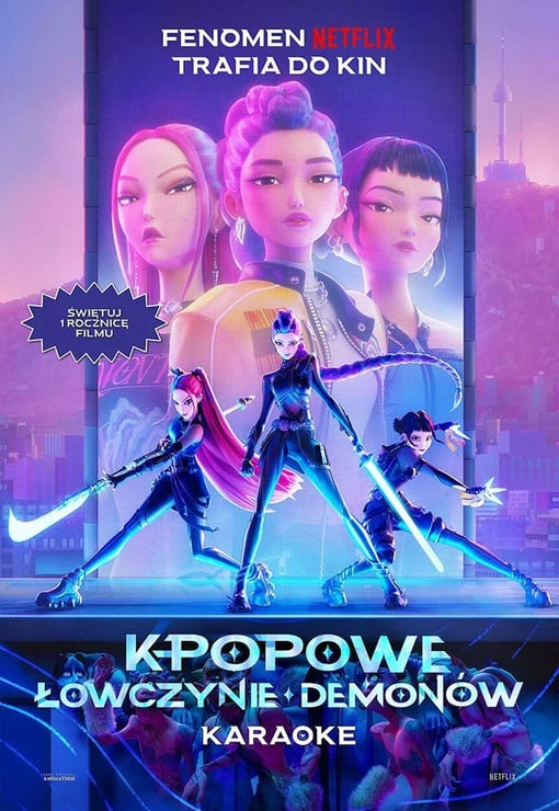 Plakat filmu K-popowe łowczynie demonów: Karaoke