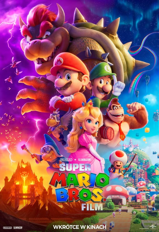 Plakat filmu Super Mario Bros. Film (dubbing)