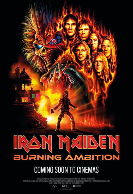 Plakat filmu Iron Maiden: Burning Ambition