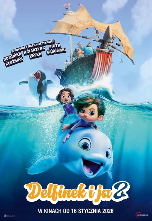 Plakat filmu Delfinek i ja 2 (dubbing)