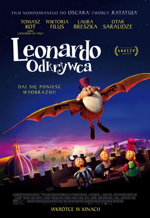 Plakat filmu Leonardo. Odkrywca