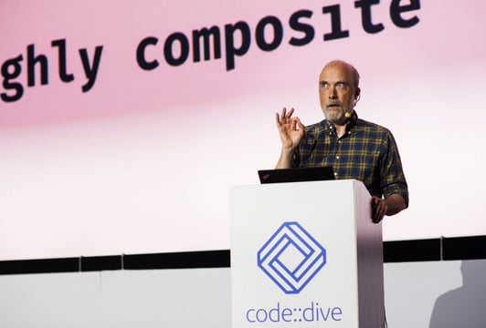 code::dive 2023, prelekcja Brandon Rhodes