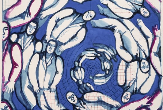 A. Szpakowska-Kujawska, projekt dla Instytutu Matematyki, 1972, wł. artystki.jpg