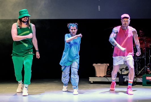 "Szpieg z Krainy Głuchych" - spektakl Edyty Kozub, Marka Śmietany i Lukasa Wojcickiego