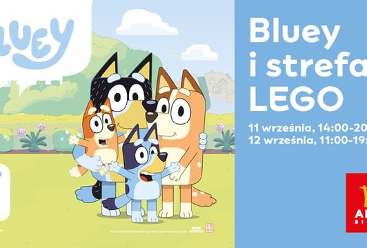 Sesja zdjęciowa i kreatywna zabawa z LEGO® Bluey w Alei Bielany