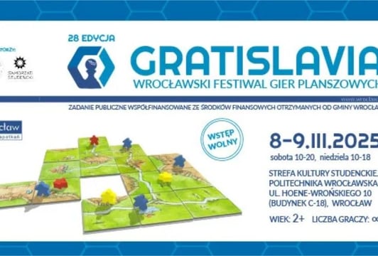 GRATISLAVIA - Wrocławski Festiwal Gier Planszowych, edycja XXVIII