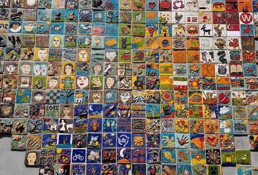 Mozaika - nadodrzańskie serce