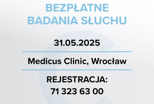 Biała Sobota w Medicus Clinic: bezpłatne badania słuchu już 31 maja