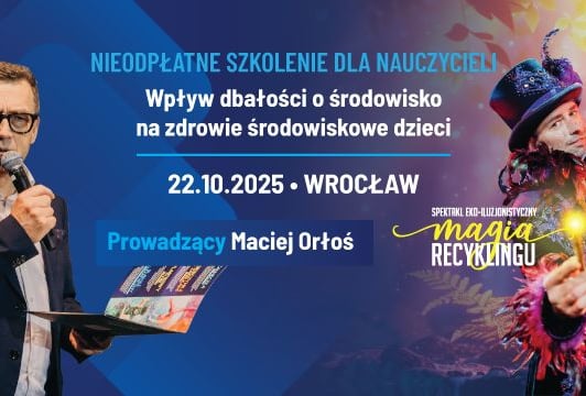 Zaproszenie na szkolenie dla nauczycieli - edukacja ekologiczna