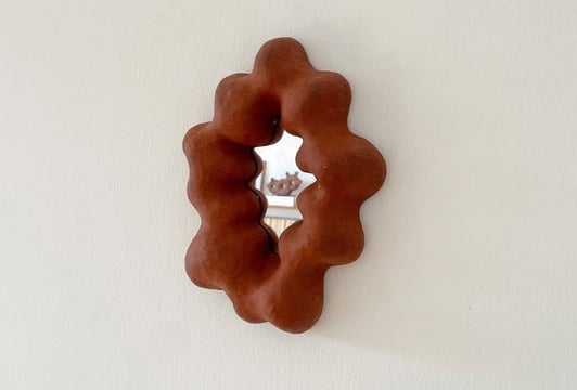 Lustro wykonane przez Malwinę Kleparską