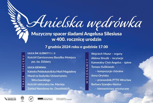 Anielska wędrówka plakat