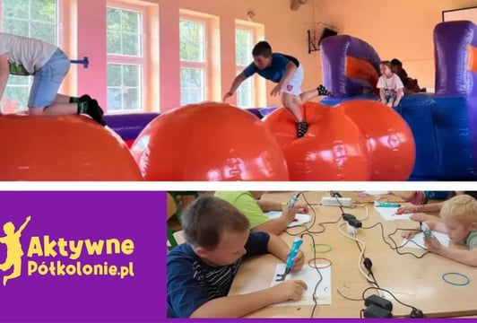 Atrakcje dla dzieci - Druk 3D, zajęcia sportowe - podczas półkolonii organizowanych we Wrocławiu.