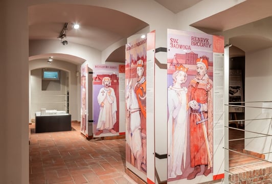 podziemia zamku na Ostrowie Tumskim