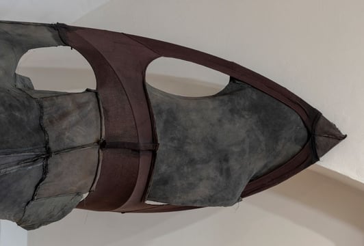 Widok wystawy „Unruhe”, Krzyś Bykowski, Relikt IV, 2025, OP ENHEIM, fot. Alicja Kielan.jpg