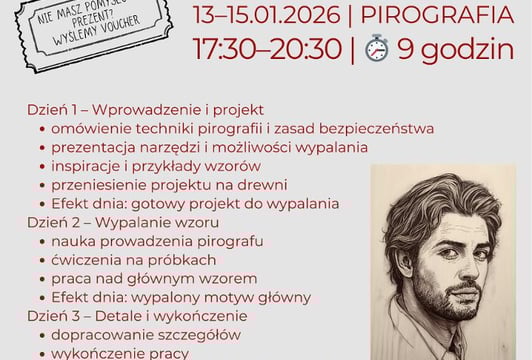 Sztuka pirografii na drewnie