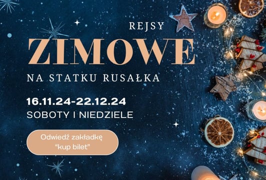 Baner promujący rejsy zimowe