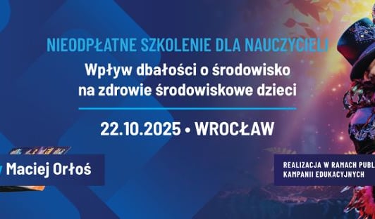 Zaproszenie na szkolenie dla nauczycieli - edukacja ekologiczna