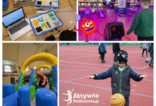 Zajęcia sportowe podczas ferii we Wrocławiu.