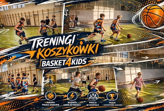 Bezpłatne zajęcia ogólnorozwojowe z elementami koszykówki dla dzieci od 2 roku życia