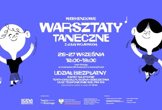 Bezpłatne weekendowe warsztaty taneczne w Teatrze Dialogu