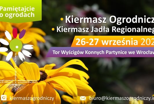 Pamiętajcie o ogrodach Kiermasz Ogrodniczy na Partynicach we Wrocławiu