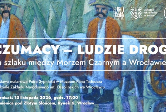 plakat wystawy Czumacy - ludzie drogi