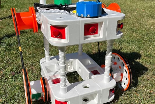 Prototypuss- ROBOTYKA, zajęcia z budowania robotów z ogromnych klocków !