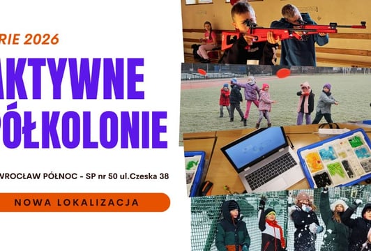 Uczestnicy półkolonii we Wrocławiu podczas zajęć programowych.