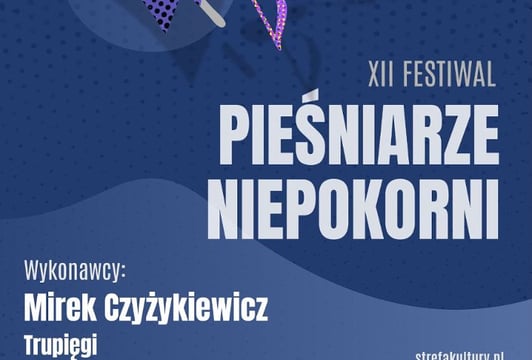 Plakat Pieśniarze Niepokorni 2025