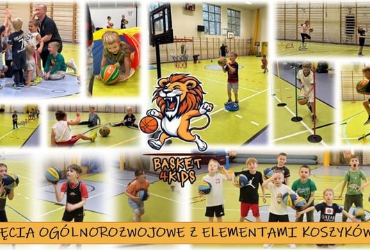 Bezpłatne zajęcia ogólnorozwojowe z elementami koszykówki dla dzieci od 2 roku życia