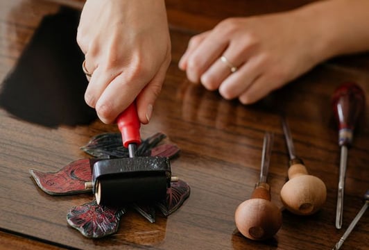 Sesja wizerunkowa - tworzenie linorytu