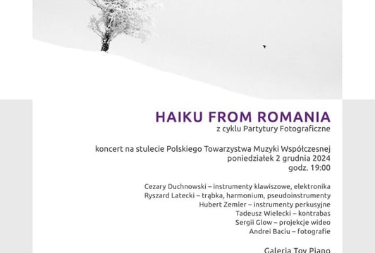 100 lat PTMW – koncert Haiku from Romania