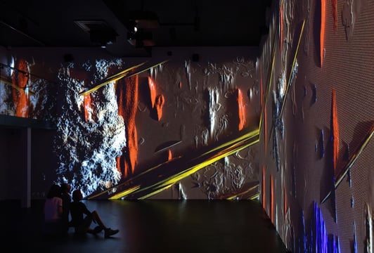 KAF Digital - sala immersyjna w Krupa Art Foundation