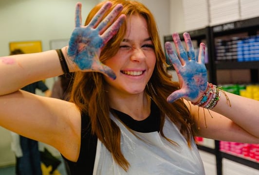 Ferie w Pigcasso - kratywne malowanie/chlapanie dla dzieci i dorosłych