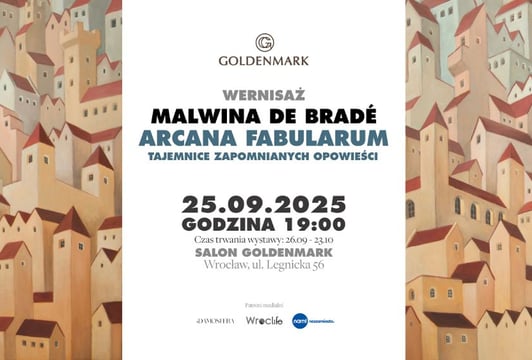 Plakat promujący wernisaż